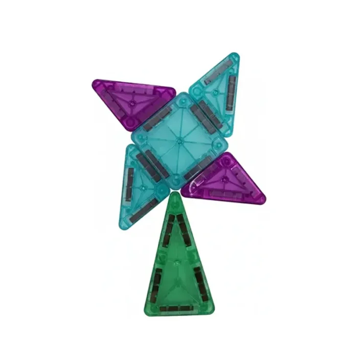 اسباب بازی کاشی مغناطیسی مسافرتی 24 تکه کد CH1472