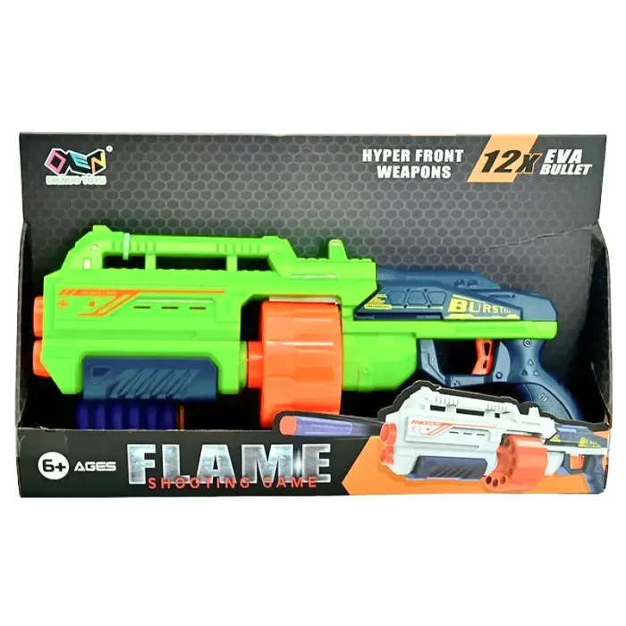 تفنگ اسباب بازی کودک مدل FLAME SHOOTING GAME کد Z11631