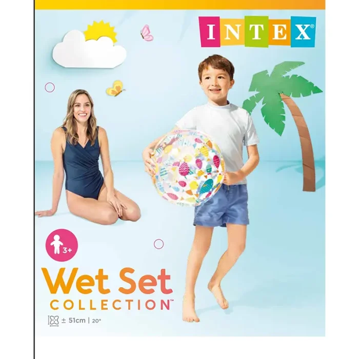 توپ بادی کودک اینتکس Intex طرح دریا کد P/59040/DA