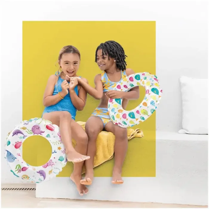حلقه شنا بادی اینتکس intex طرح دریا کد P/59230/E