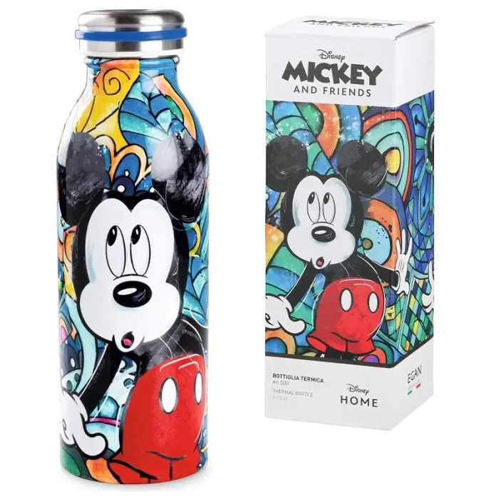 فلاسک کودک ایگان مدل میکی موس egan BOTTIGLIA TERMICA MICKEY 500ML کد 103046