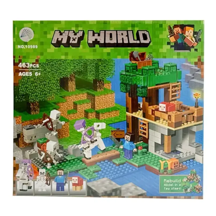 اسباب بازی لگو ماینکرفت 463 تکه MY WORLD کد 10989