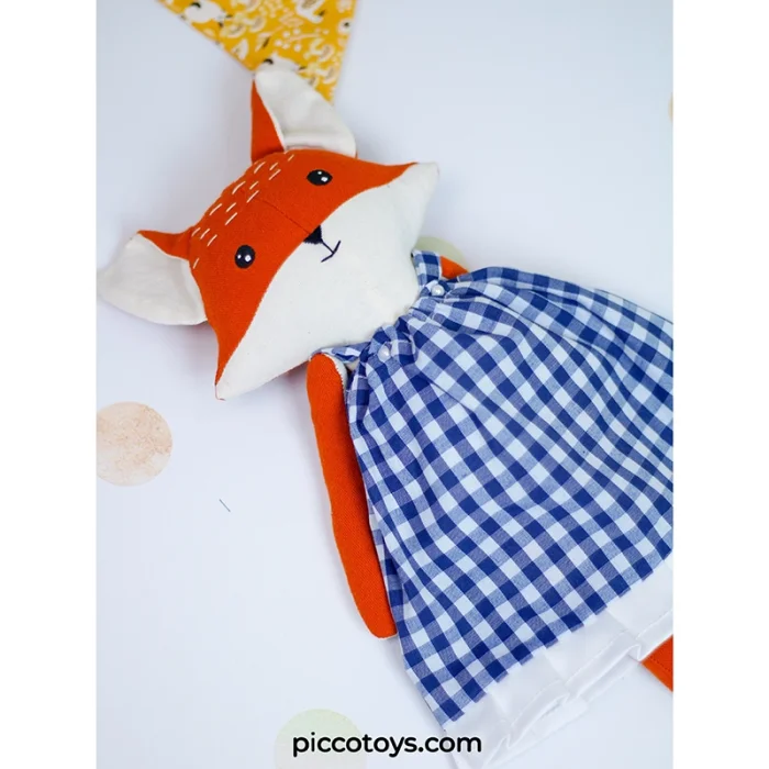 عروسک دست ساز پارچه ای مدل روباه کد 7372112