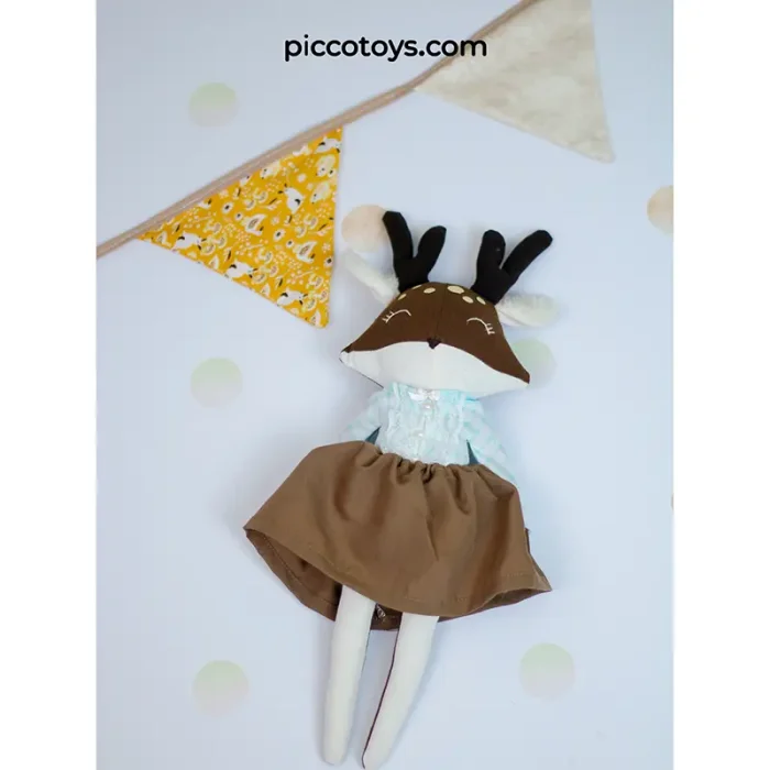 عروسک دست ساز پارچه ای مدل گوزن کد 7372111