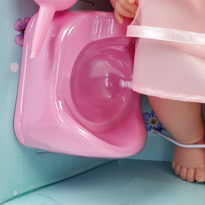 عروسک دخترانه جیشی با لباس صورتی کد W88207
