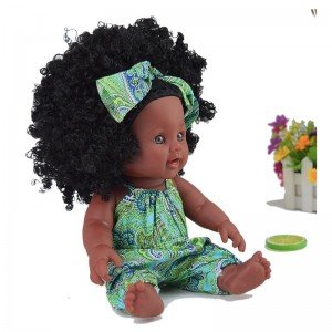 قیمت عروسک سیاه پوست با لباس سبز مدل 64114