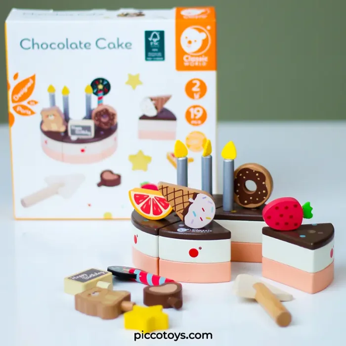کیک تولد چوبی کلاسیک ورلد classic world Chocolate Cake کد 50635