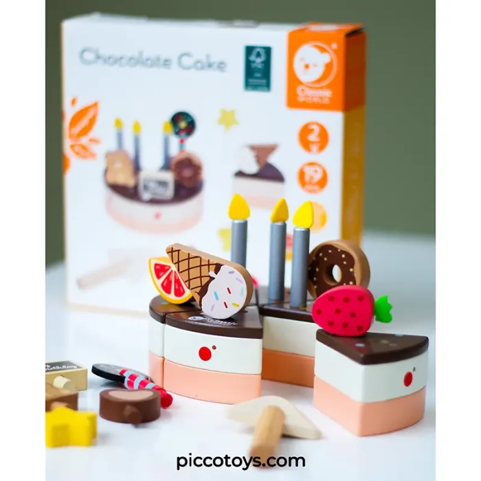 کیک تولد چوبی کلاسیک ورلد classic world Chocolate Cake کد 50635