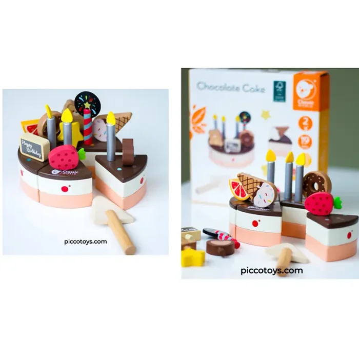 کیک تولد چوبی کلاسیک ورلد classic world Chocolate Cake کد 50635