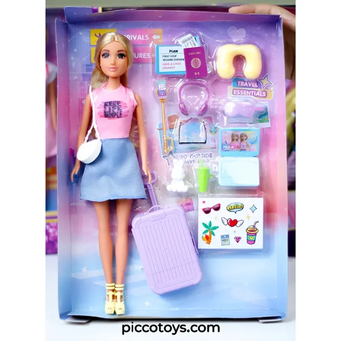 عروسک باربی ANLILY مسافر کد 616896