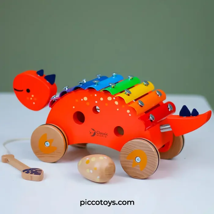 بلز چوبی کلاسیک ورلد مدل دایناسور Classic World Dinosaur Xylophone کد 40585