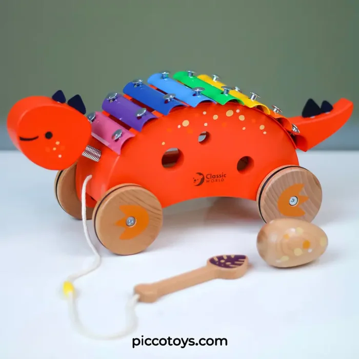 بلز چوبی کلاسیک ورلد مدل دایناسور Classic World Dinosaur Xylophone کد 40585
