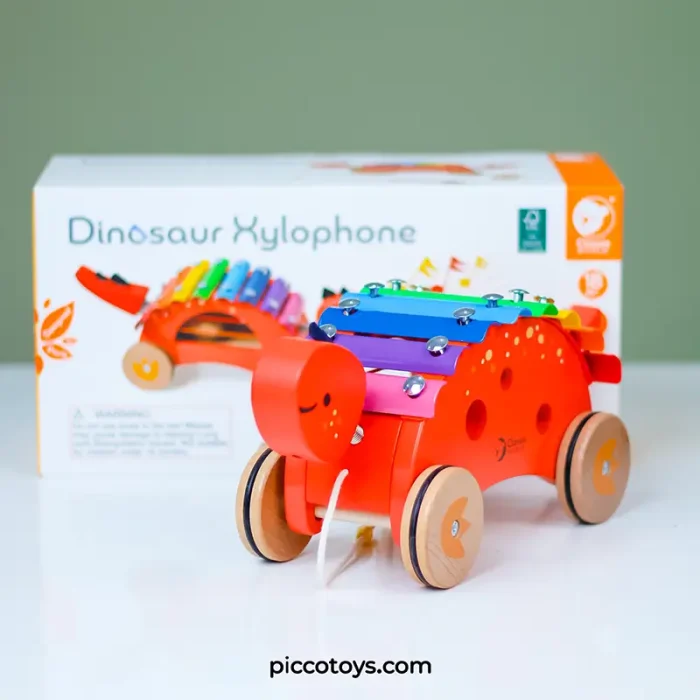 بلز چوبی کلاسیک ورلد مدل دایناسور Classic World Dinosaur Xylophone کد 40585