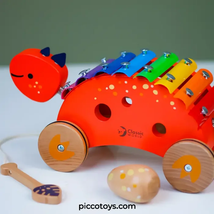 بلز چوبی کلاسیک ورلد مدل دایناسور Classic World Dinosaur Xylophone کد 40585