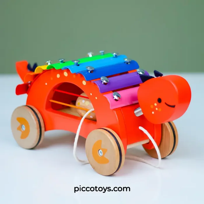 بلز چوبی کلاسیک ورلد مدل دایناسور Classic World Dinosaur Xylophone کد 40585