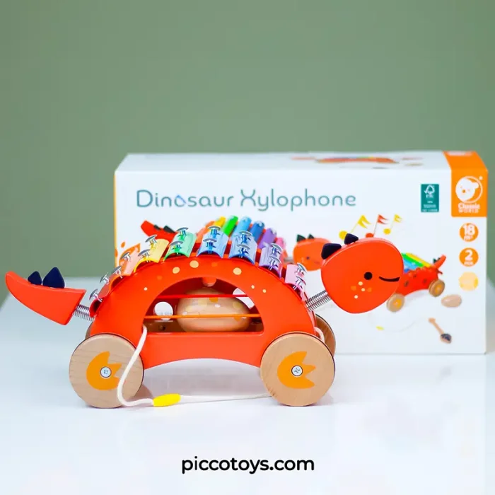 بلز چوبی کلاسیک ورلد مدل دایناسور Classic World Dinosaur Xylophone کد 40585