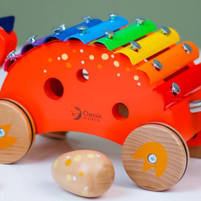 بلز چوبی کلاسیک ورلد مدل دایناسور Classic World Dinosaur Xylophone کد 40585