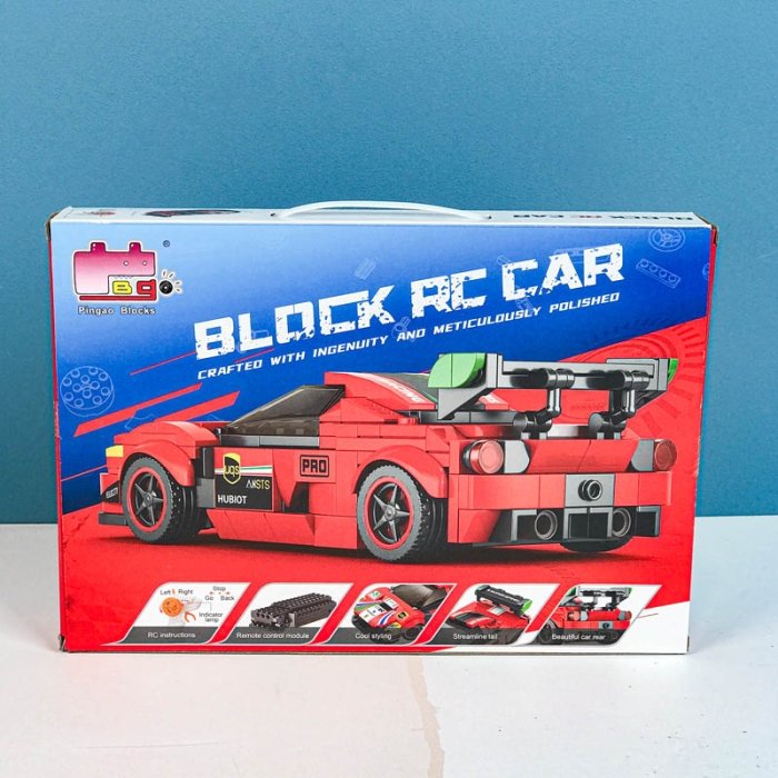 لگو ماشین مسابقه کنترلی 230 تکه مدل block rc car کد 70051