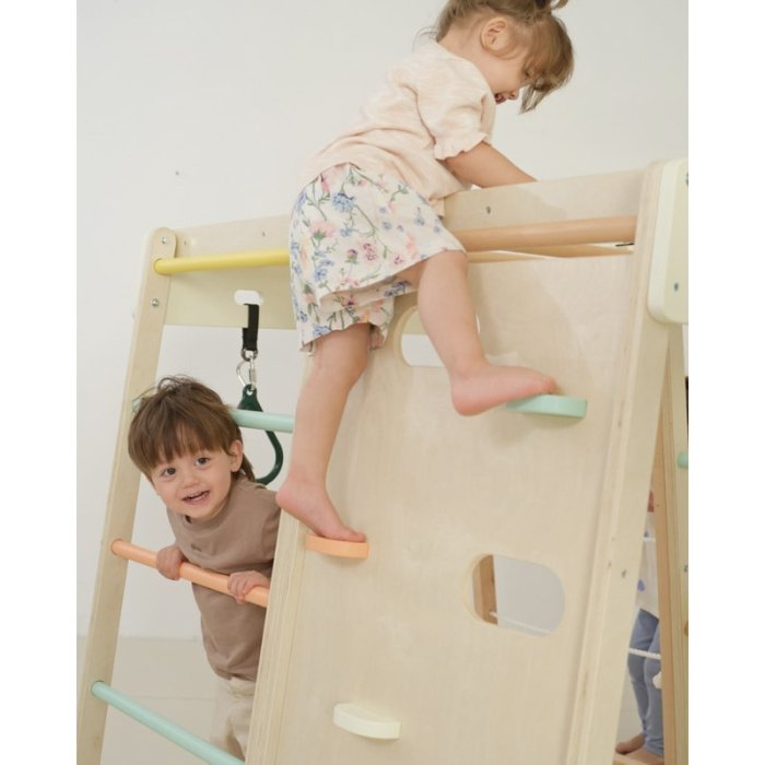 مجموعه بازی جیم فریم چوبی کلاسیک ورلد classic world Children Climbing Gym Set کد 60012