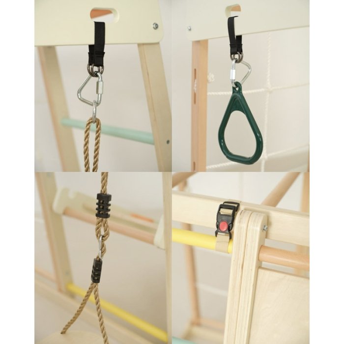 مجموعه بازی جیم فریم چوبی کلاسیک ورلد classic world Children Climbing Gym Set کد 60012