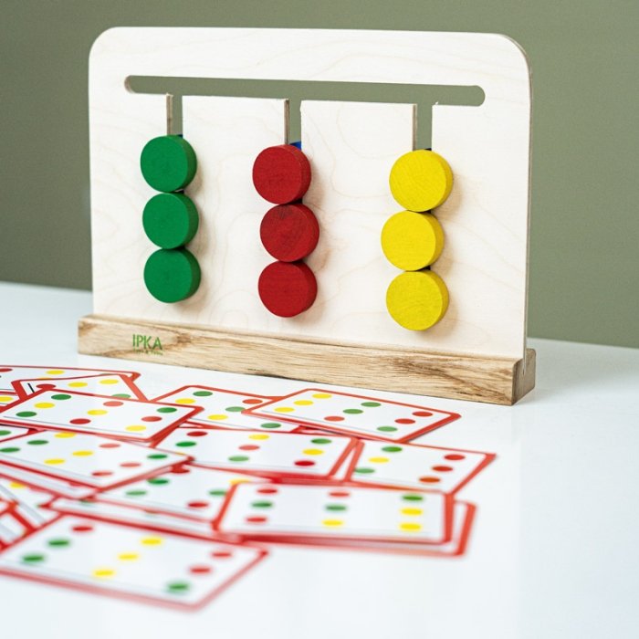 بازی فکری رنگ چین چوبی ایپکا کد GN3010