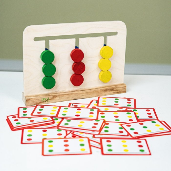 بازی فکری رنگ چین چوبی ایپکا کد GN3010