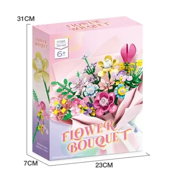 لگو دسته گل 726 تکه FLOWER BOUQUET کد 11160