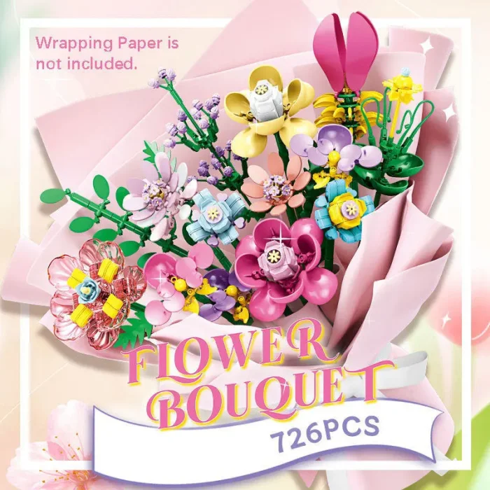 لگو دسته گل 726 تکه FLOWER BOUQUET کد 11160