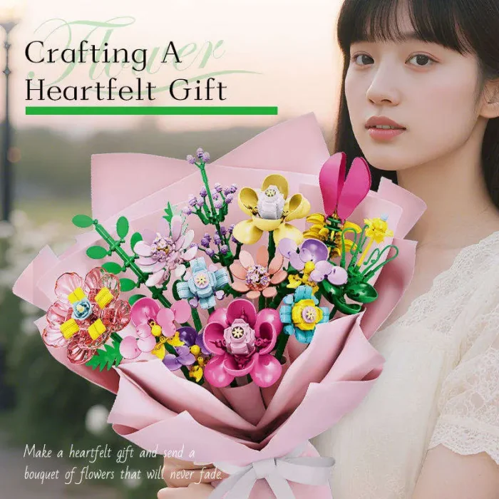 لگو دسته گل 726 تکه FLOWER BOUQUET کد 11160