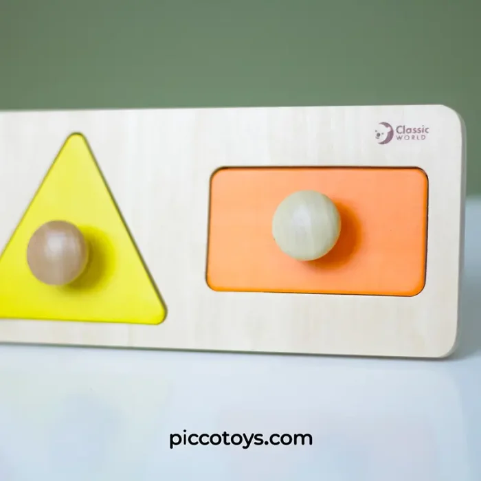 پازل جاگذاری اشکال هندسی کلاسیک ورلد Classic World Geometry Puzzle کد 3644