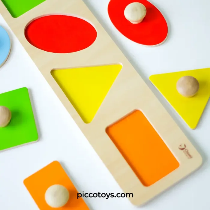 پازل جاگذاری اشکال هندسی کلاسیک ورلد Classic World Geometry Puzzle کد 3644