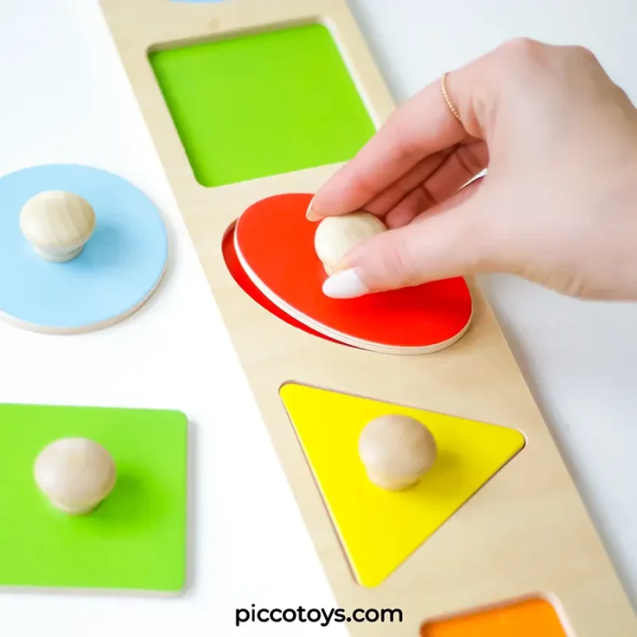 پازل جاگذاری اشکال هندسی کلاسیک ورلد Classic World Geometry Puzzle کد 3644