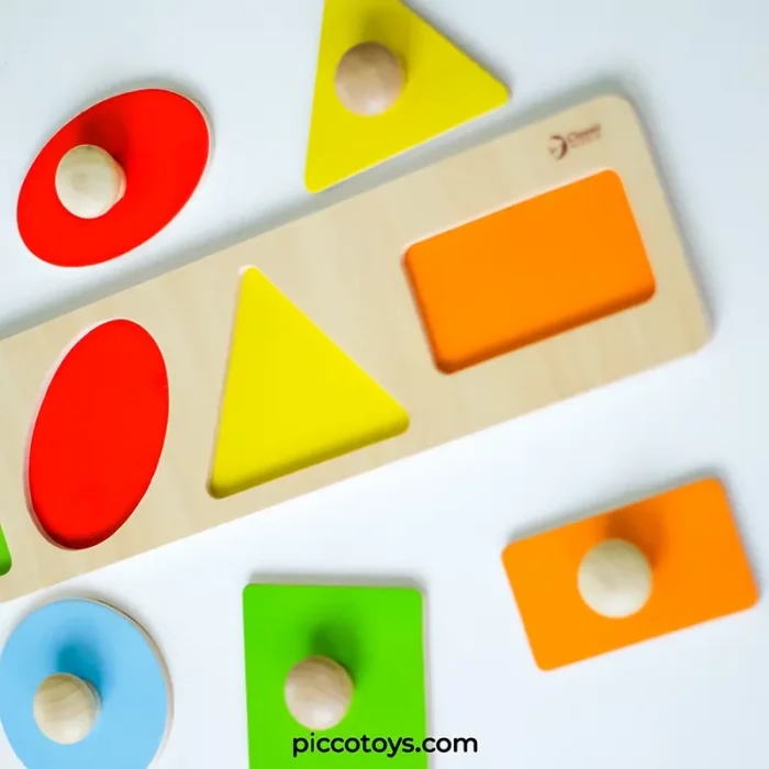 پازل جاگذاری اشکال هندسی کلاسیک ورلد Classic World Geometry Puzzle کد 3644