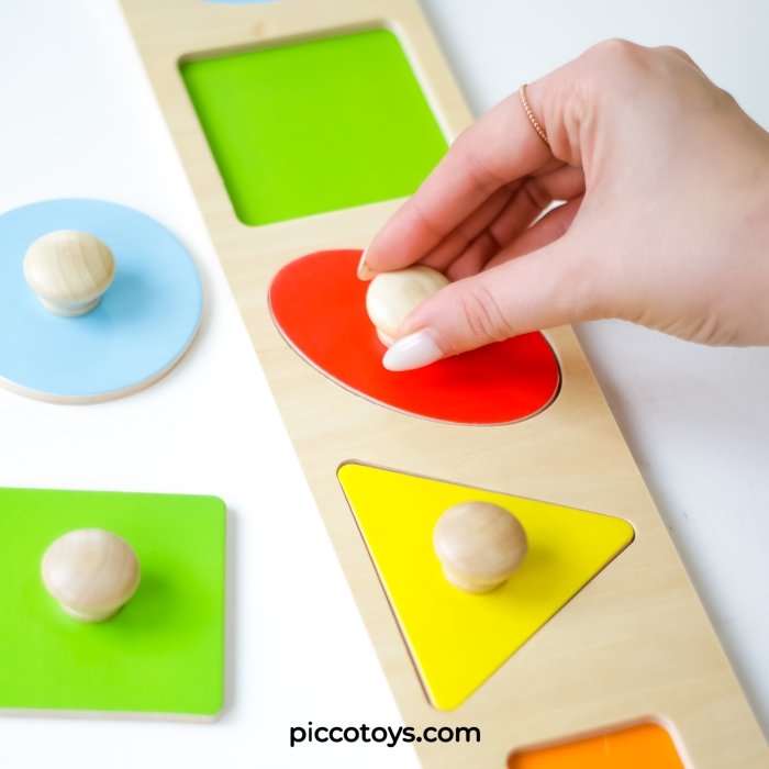 پازل جاگذاری اشکال هندسی کلاسیک ورلد Classic World Geometry Puzzle کد 3644