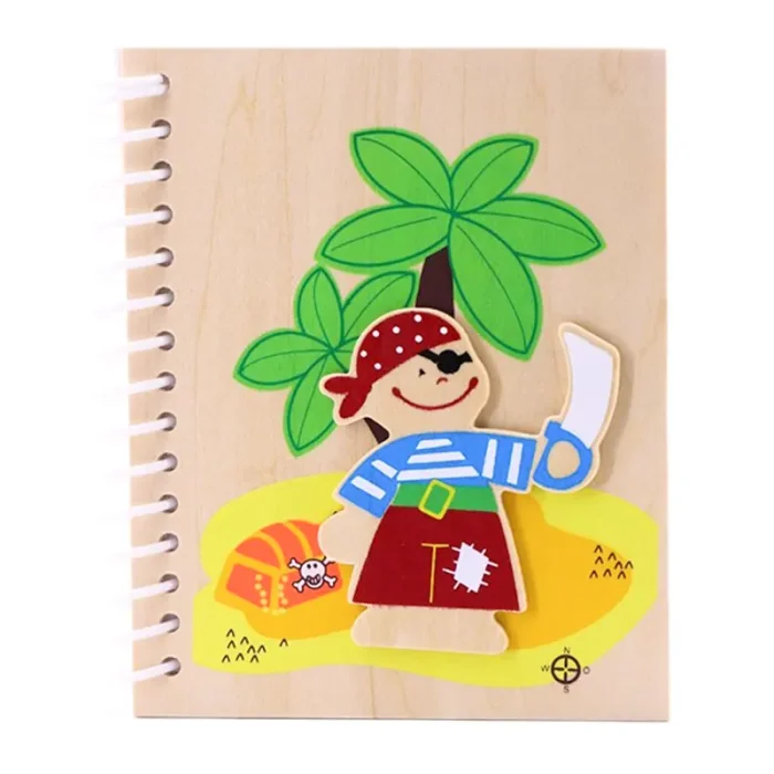 دفترچه یادداشت چوب پیکاردو کد DF-01