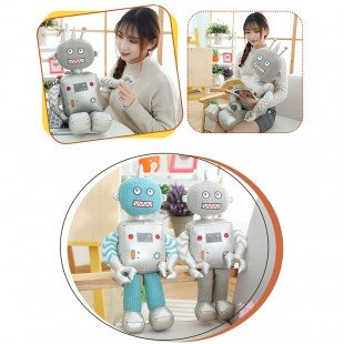 عروسک ربات نقره ای