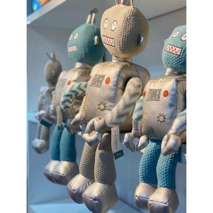 عروسک پولیشی ربات آبی بزرگ مدل 1066