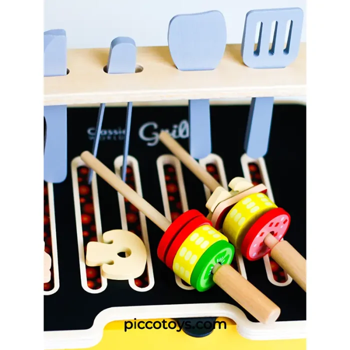 اجاق گاز رومیزی چوبی کلاسیک ورلد Classic World Tabletop Kitchen کد 53863