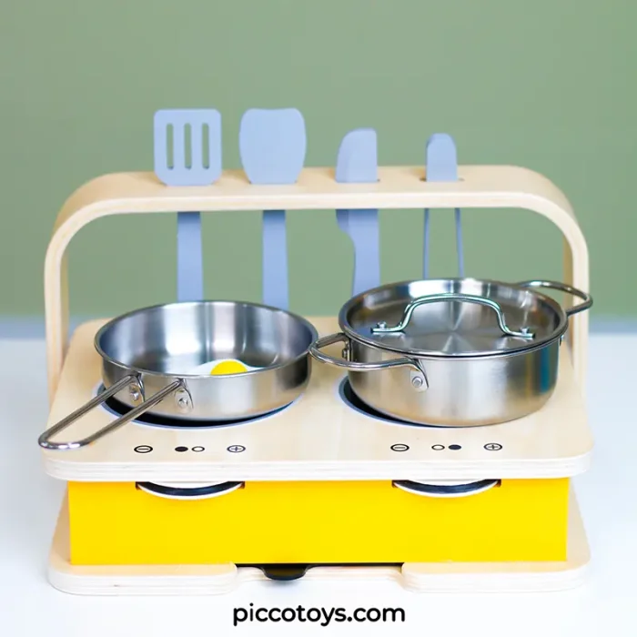 اجاق گاز رومیزی چوبی کلاسیک ورلد Classic World Tabletop Kitchen کد 53863