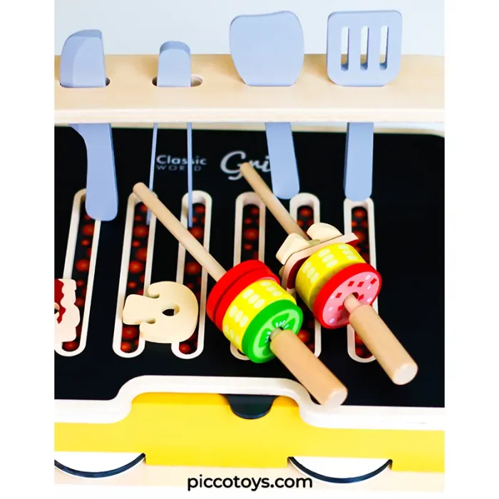 اجاق گاز رومیزی چوبی کلاسیک ورلد Classic World Tabletop Kitchen کد 53863