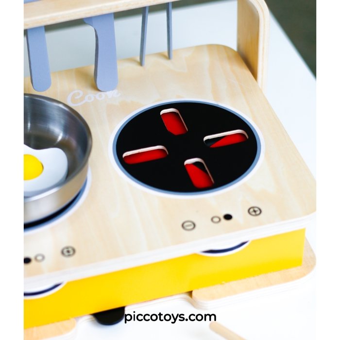 اجاق گاز رومیزی چوبی کلاسیک ورلد Classic World Tabletop Kitchen کد 53863