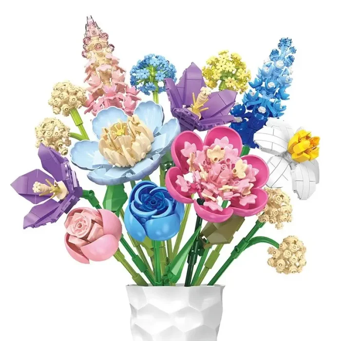 لگو دسته گل 880 تکهFLOWERS FINGERTIP ROMANCE کد JJ9092