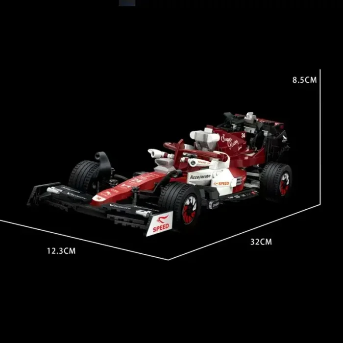 لگو ماشین مسابقه فرمول یک  623 تکه مدل SUPER RACING رنگ قرمز کد 2222