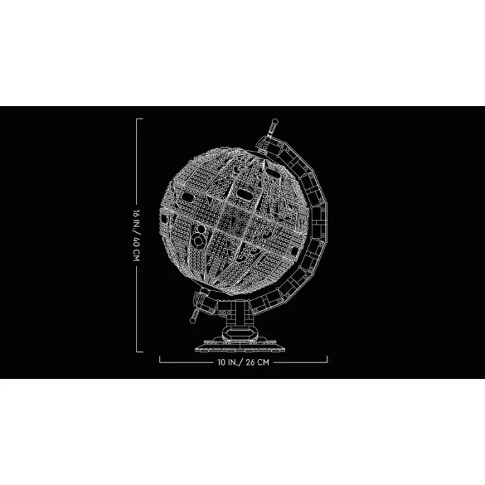 لگو کره زمین 2591 تکه  The Globe کد 13320