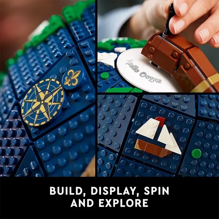 لگو کره زمین 2591 تکه  The Globe کد 13320