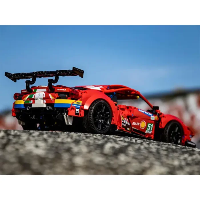 لگو ماشین مسابقه 1677 تکه فراری FERRARI 488 GTE کد  7442441
