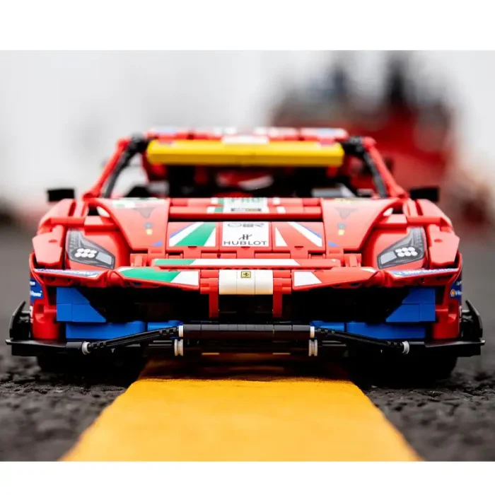 لگو ماشین مسابقه 1677 تکه فراری FERRARI 488 GTE کد  7442441