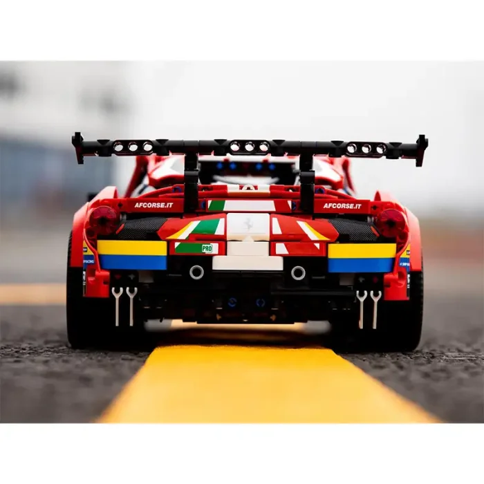 لگو ماشین مسابقه 1677 تکه فراری FERRARI 488 GTE کد  7442441