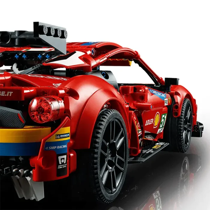 لگو ماشین مسابقه 1677 تکه فراری FERRARI 488 GTE کد  7442441