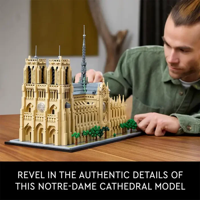 اسباب بازی لگو 1757 تکه نوتردام پاریس NOTRE DAME DE PARIS کد T2106